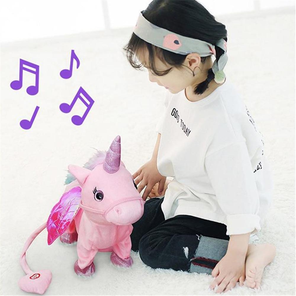 Electric Walking Unicorn Plus Musical Pony Toy